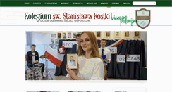 Desktop Screenshot of kolegium-ksw.edu.pl