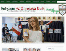 Tablet Screenshot of kolegium-ksw.edu.pl